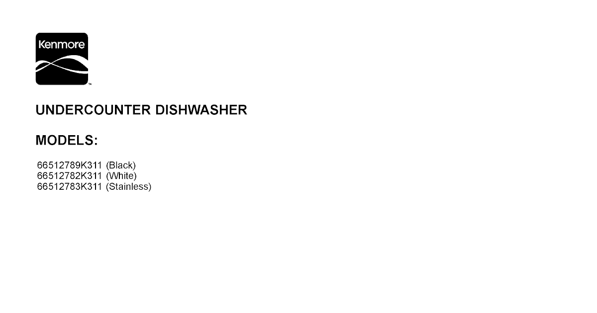 How To Reset Kenmore Dishwasher