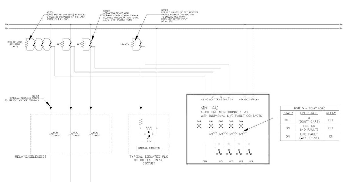 End Of Line Resistor Wiring Diagram - 24
