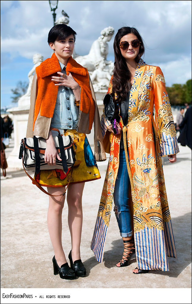 Easy Fashion: Miss Anne-Catherine et Miss Peony Lim - FW - Paris