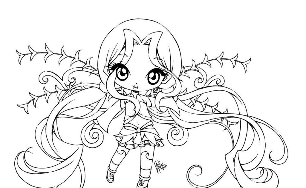 Anime Fairies Coloring Pages - Download and print free beautiful anime