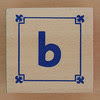 Block Lowercase Letter b