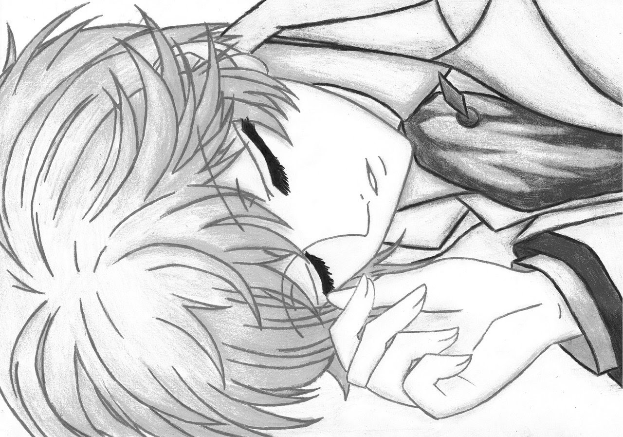 Images Of Anime Boy Sleeping Sketch