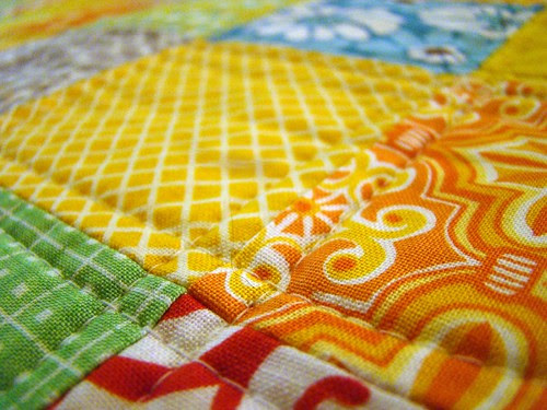 Citrus Berry Punch baby quilt