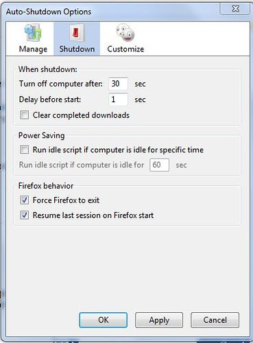 Firefox addon 4222067729 241056e744 How to Shutdown Computer automatically Using Firefox Auto Shutdown Add on