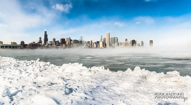 Polar Vortex 2014: Photos of a Chicago Deep Freeze Polar Vortex 2014: Photos of a Chicago Deep Freeze winter ice Chicago