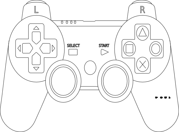 Xbox Controller Coloring Page - Free Coloring Page