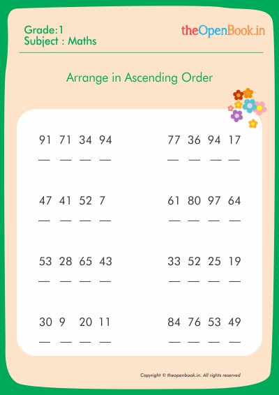 16-math-worksheets-for-grade-1-ascending-and-descending-order