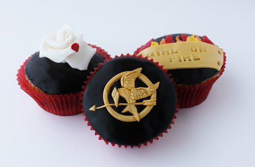 The Hunger Games Catching Fire Cupcakes
