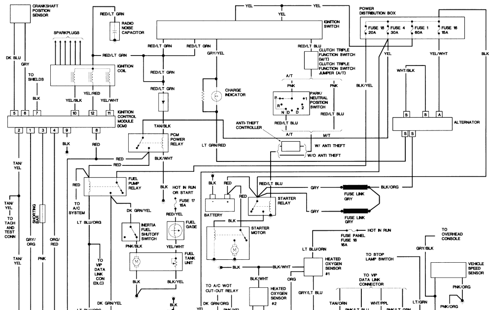 1993 Ford Explorer Wiring Diagram - Circuit Diagram Images
