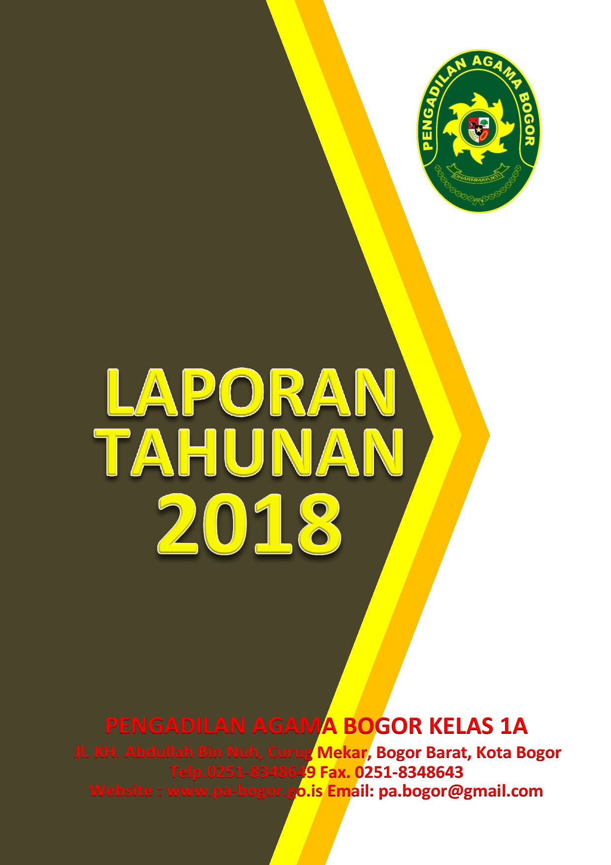 Contoh Cover Laporan Resmi - Galeri Sampul