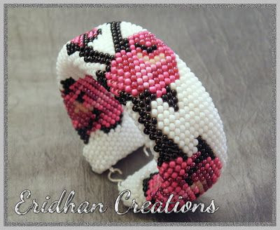 http://www.pinterest.com/pin/58828338857278494/ beaded crochet bracelet