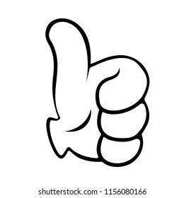 Thumbs Up Cartoon Drawing