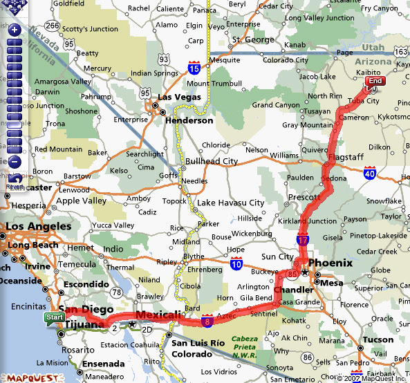 Nevada Arizona Map BOTE1UM