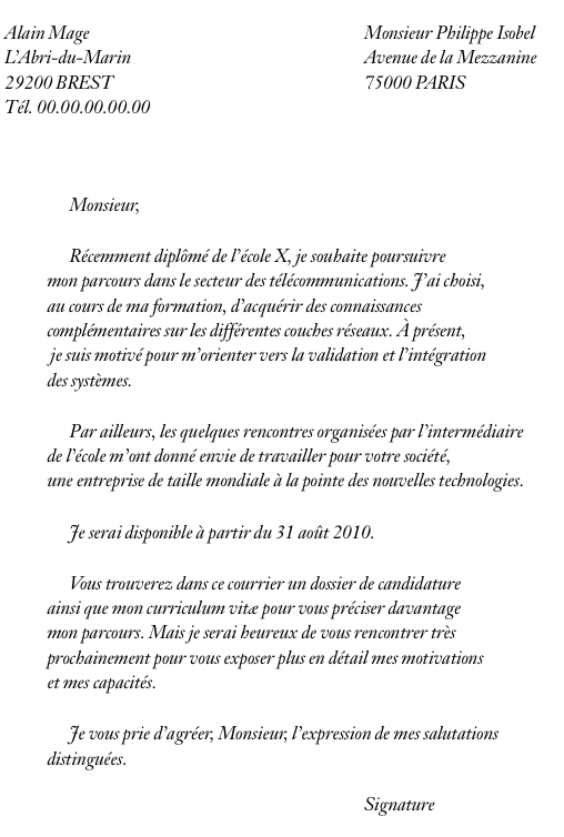 Lettre De Motivation Alternance Université Bacalah q