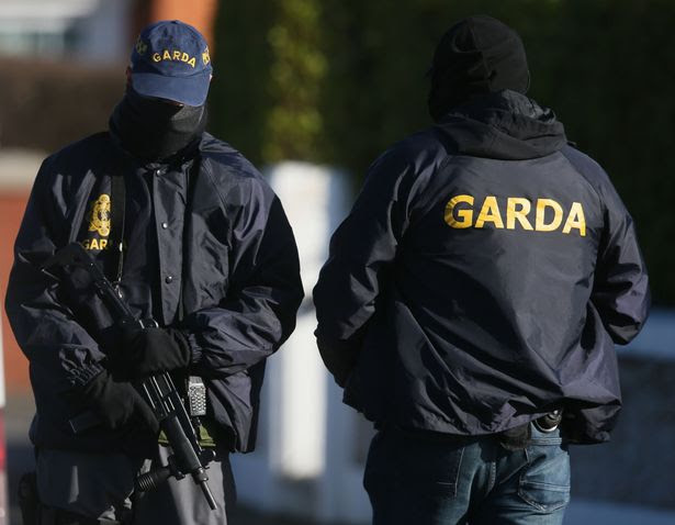 Armed gardai and the Criminal Assets Bureau carrying out searches on homes and businesses in Dublin targeting the activities of a south inner city-based crime group linked to David Byrne, who was murdered in the Regency Hotel