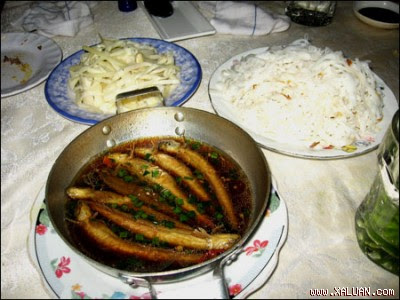 Bồn bồn nấu canh dừa
