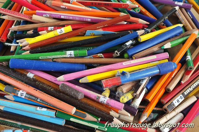 Bunte Stiftsammlung