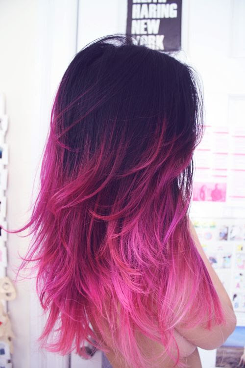 Black Hair With Pink Tips Find Your Perfect Hair Style