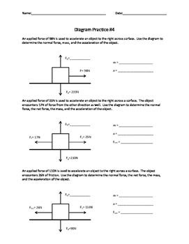 Newtons Second Law Worksheet - worksheet
