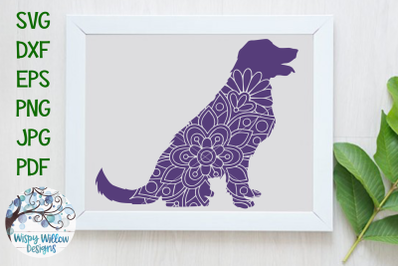 Download Golden Retriever Dog Mandala Animal Mandala Svg Free