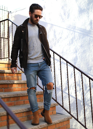 Brown Chelsea Boots Outfit Mens