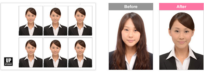 就職活動用の証明写真やプロフィール写真なら大阪心斎橋の
