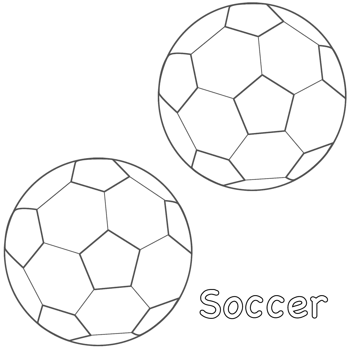 Soccer ball coloring pages download and print for free Soccer ball coloring pages download and print for free