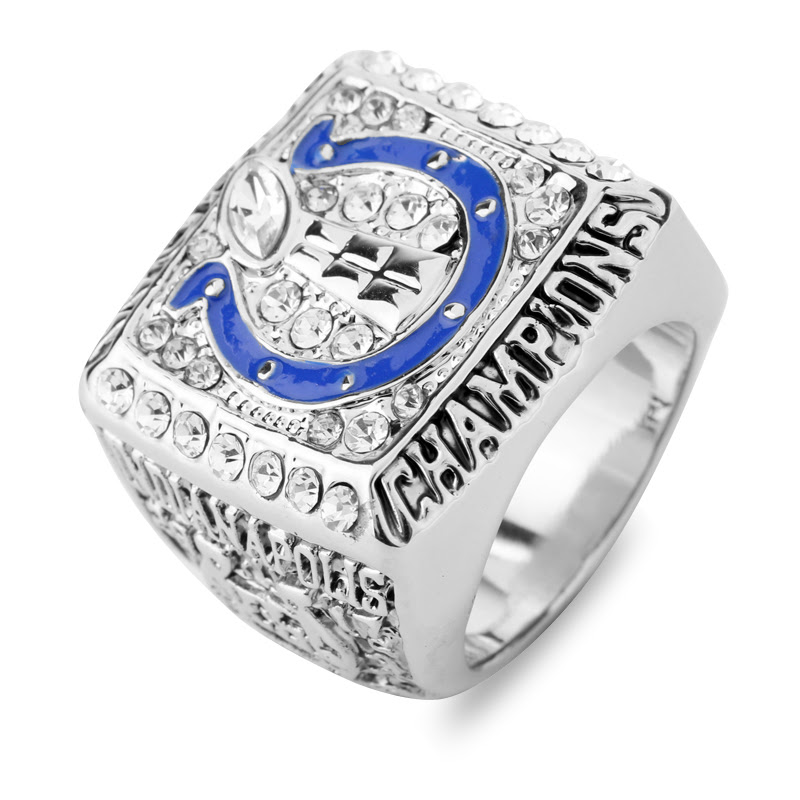 NFL 2006 2007 Indianapolis Colts Super Bowl Championship Rings American Football World Champion NFL 2006 2007 Indianapolis Colts Super Bowl Championship Rings American Football World Champion