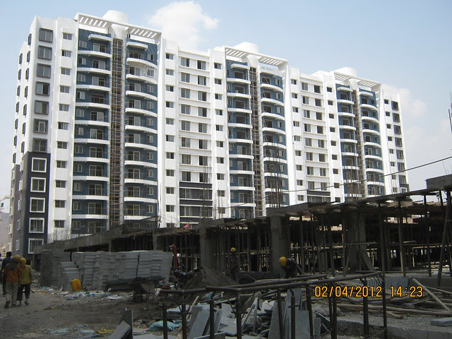 Sparklet - Megapolis Smart Homes 1, Hinjewadi Phase 3, Pune 411057 - under construction podium & A 13,14,15 Buildings