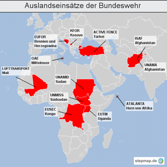 Auslandseinsätze der Bundeswehr