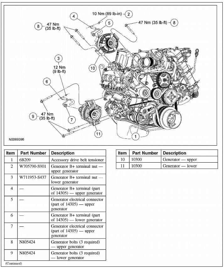 Ford 6 7 belt diagram