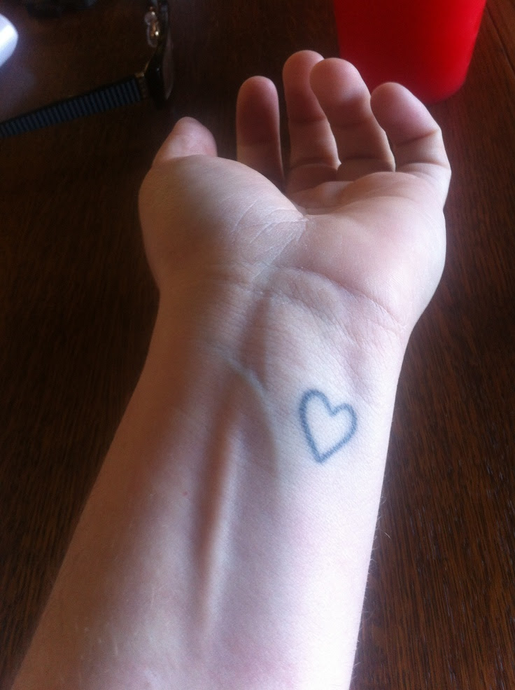 Top Concept 30+ Heart Wrist Tattoos Pinterest