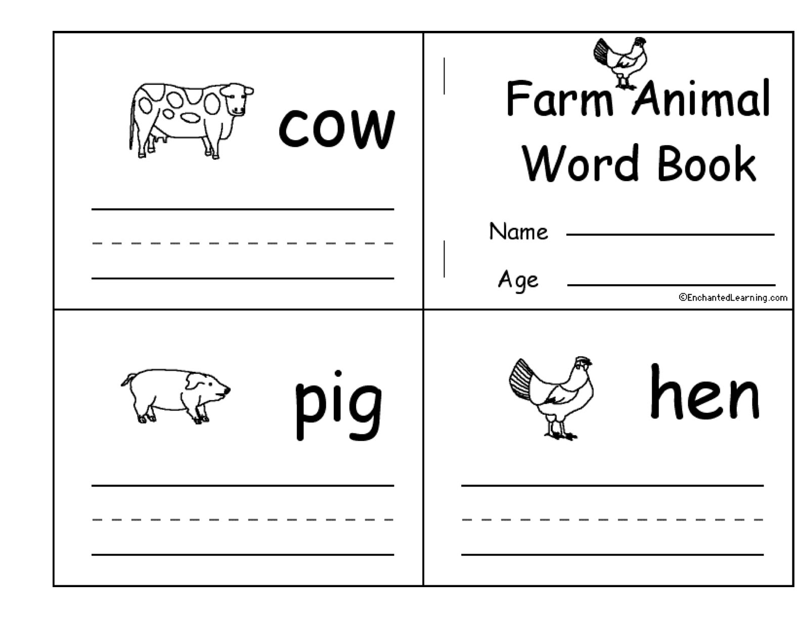 animal worksheet: NEW 597 ANIMAL WORKSHEET KINDERGARTEN