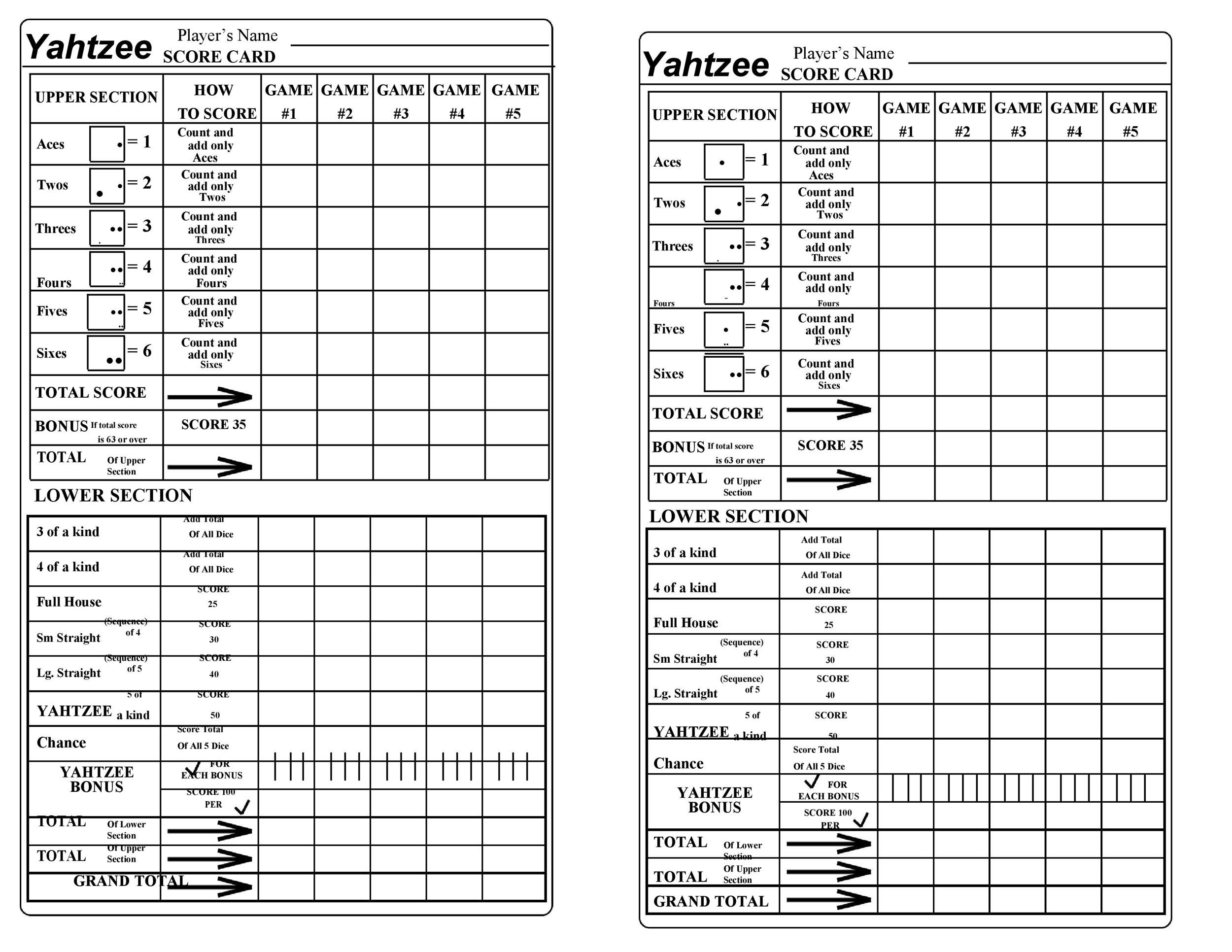 downloadable yahtzee score card pdf contoh makalah