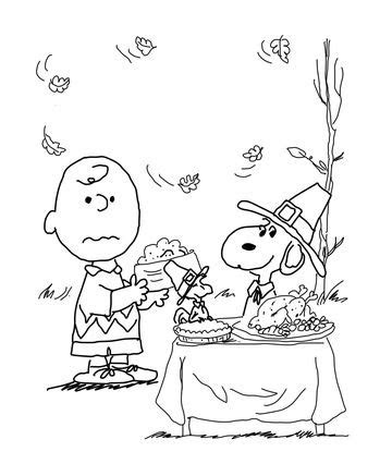 Free Printable Snoopy Thanksgiving Coloring Pages | Coloring Pages