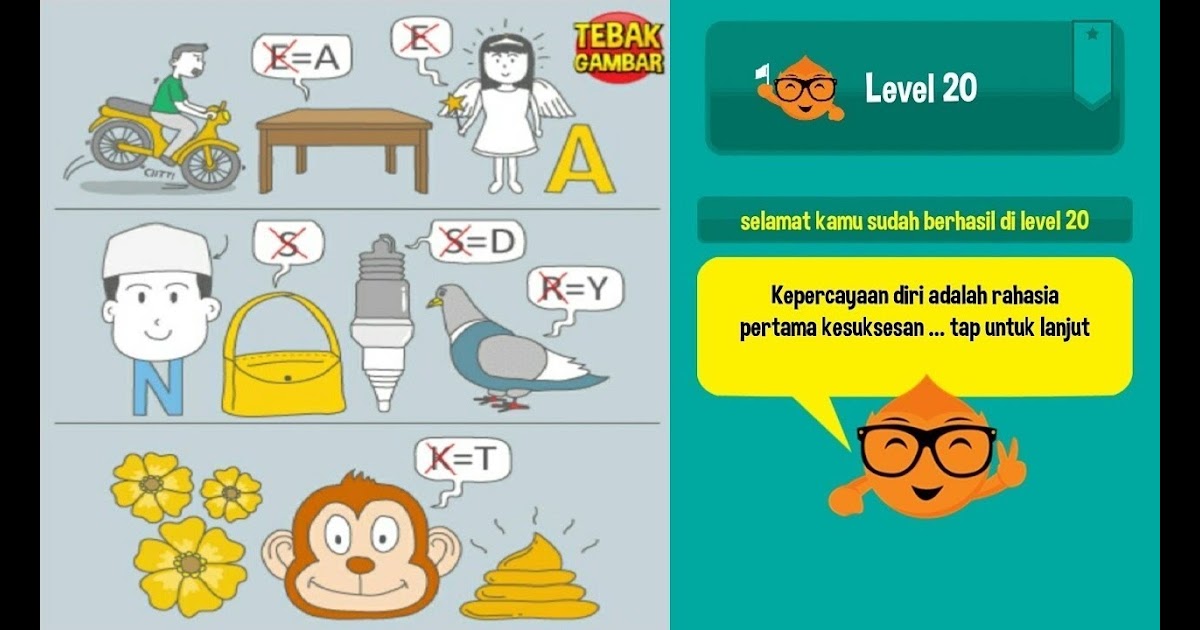 Kunci Jawaban Tebak Gambar Level 5 Nomor 1 Sampai 20 - Kunci Ujian