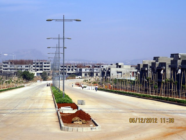 4th Avenue - 6 Lane Concrete Road & 2nd Avenue - Development in the 1st Year - Kolte-Patil Life Republic Marunji, Hinjewadi - Kasarsai Road, Pune 411057