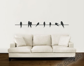 Popular items for nursery bird decal on Etsy