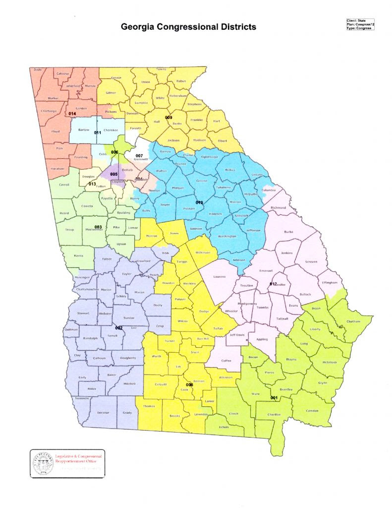 Us House Of Representatives Georgia District Map