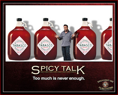 Spicy talk
