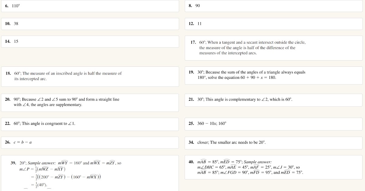 Unit 10 Homework 10 Equations Of Circles Questions 11-12 - Questions On