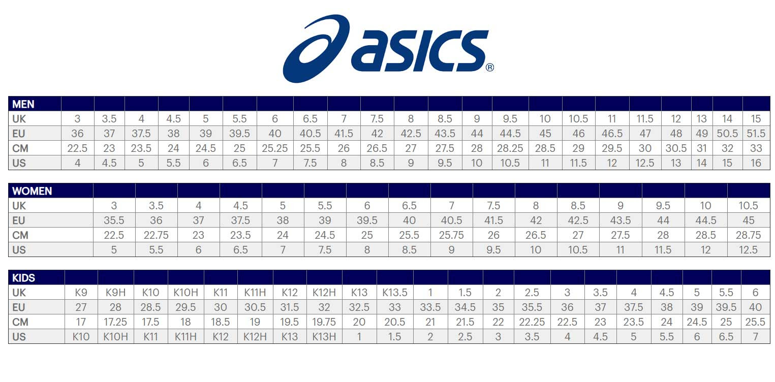 Asics Sports Bra Size Chart - Greenbushfarm.com