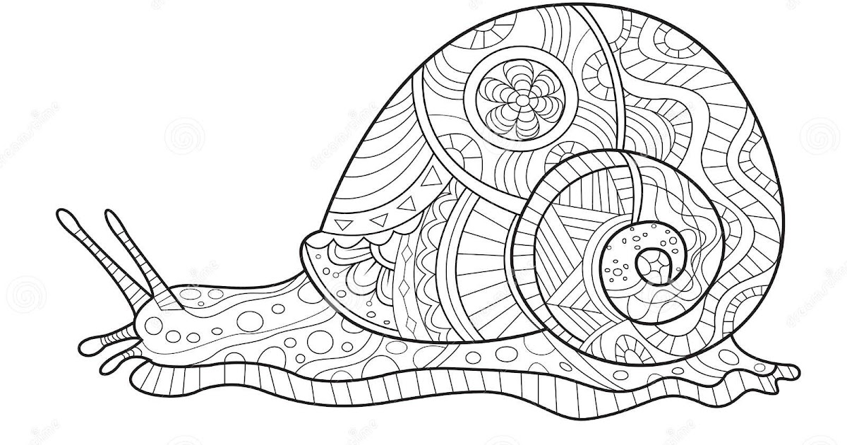 Unique Coloriage D Escargot Mandala  30000 ++ collections de pages à