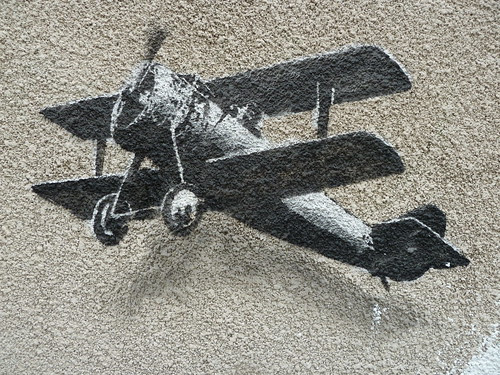 Banksy - PLane Love
