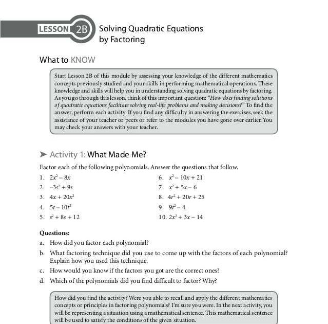 33 Factoring Polynomials By Grouping Worksheet With Answers - Worksheet