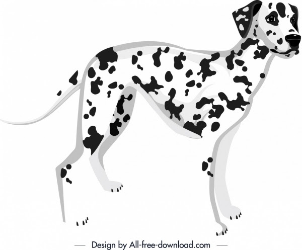 Gambar Kartun Anjing Hitam Putih Topik Pedia