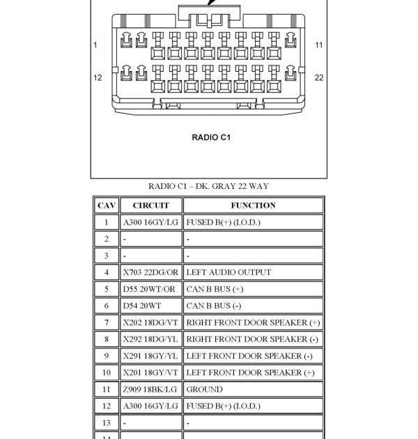 2006 Chevy Silverado Stereo Wiring Diagram - Wiring Schema