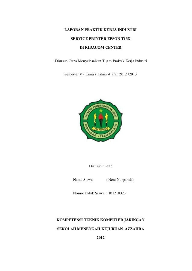 Contoh Laporan Prakerin Tkj Kerkosa
