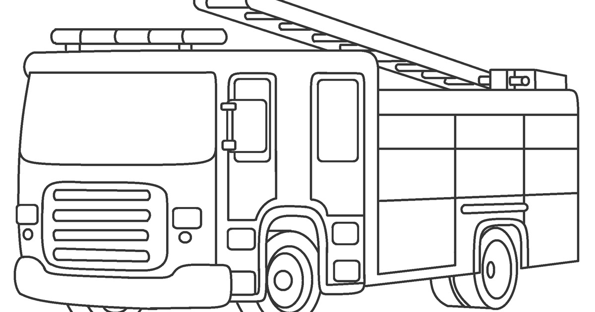 Feuerwehrautos Ausmalbilder Feuerwehr / Feuerwehrauto