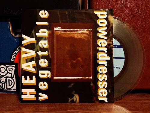 Heavy Vegetable / Powerdresser - Split 7" - Clear Vinyl by Tim PopKid
